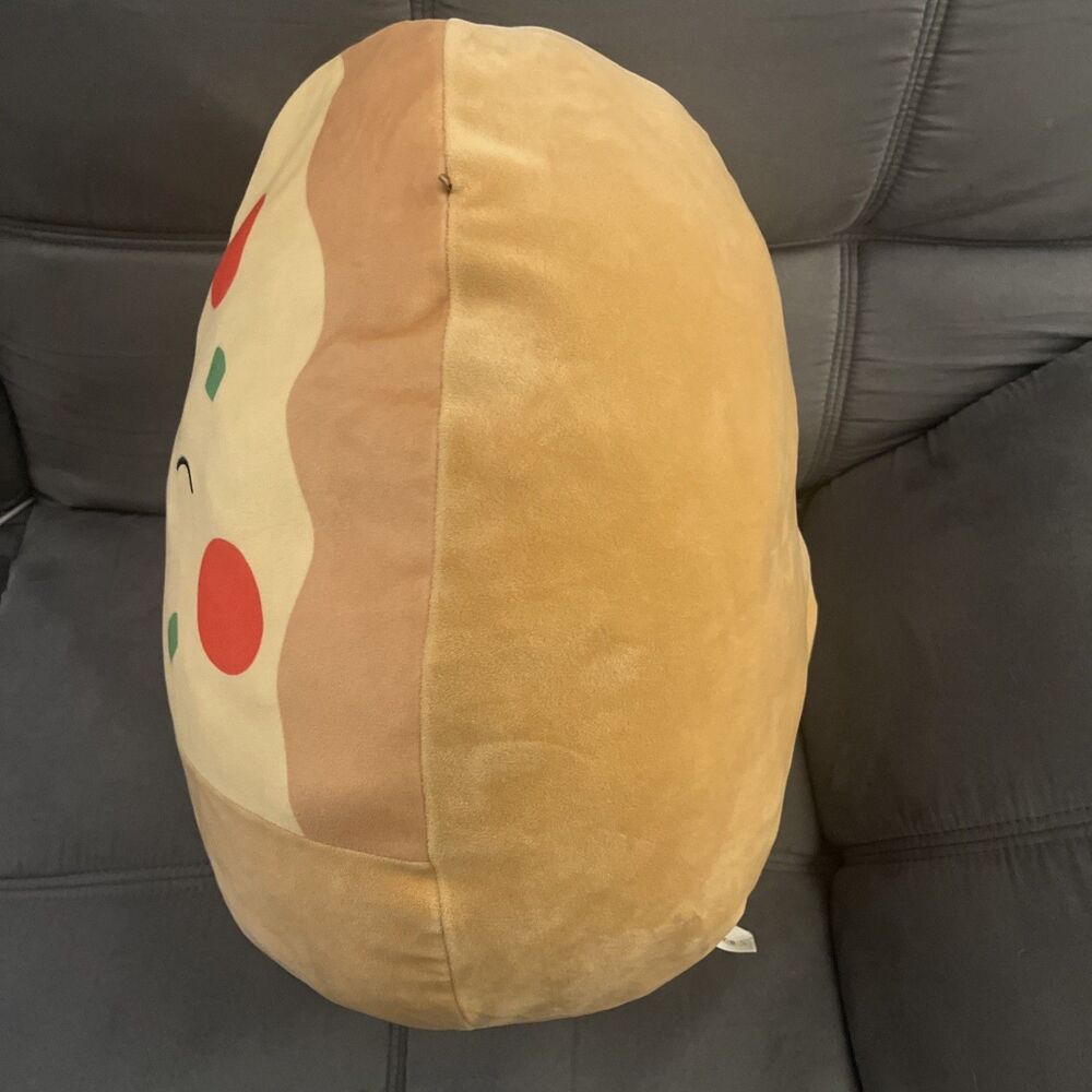 Squishmallow Pep the Pizza 16 inch plush, official Kellytoy, soft squishy toy - Picture 3 of 6